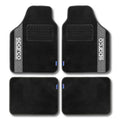 Car Floor Mat Set Sparco F510 Carpet Universal Black Grey 4 Pieces