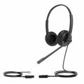 Headphones with Microphone Yealink YHS34 LITE DUAL Black