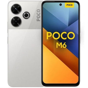 Smartphone Xiaomi Poco M6 Octa Core 6 GB RAM 128 GB Argenté 6,79"