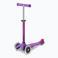 Scooter Micro Mini Deluxe LED Green Grey Pink Silver Purple