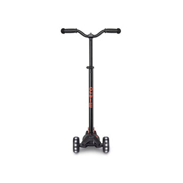 Scooter Micro Micro Deluxe Pro LED Black Red