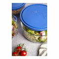 Boîte à lunch Borgonovo Igloo Bleu 2,2 L (6 Unités) (Ø 22cm)