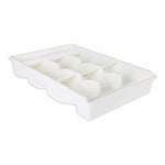 Cutlery Organiser Tontarelli Bella plus White 43,6 x 28,7 x 7,13 cm (6 Units)