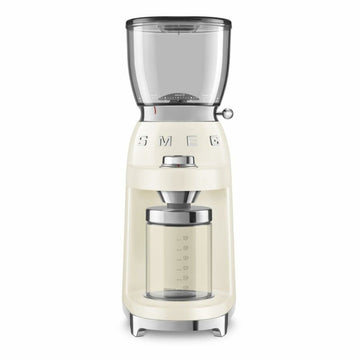 Electric Grinder Smeg CGF11CREU Transparent Cream 150 W 350 g