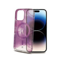 Mobile cover Celly iPhone 15 Pro Purple Transparent