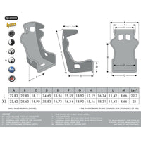 Racing seat Momo DAYTONA L Black