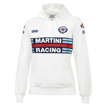 Women’s Hoodie Sparco Martini Racing White