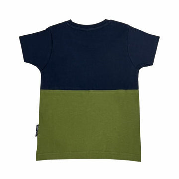 Child's Short Sleeve T-Shirt Kappa 8036M00058 Dark blue