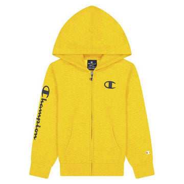 Veste de Sport pour Enfants Champion Full Zip Logo Jaune