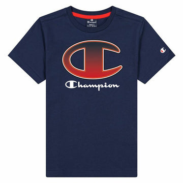 T shirt à manches courtes Enfant Champion Crewneck T-Shirt B Blue marine