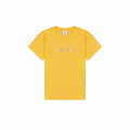 Women’s Short Sleeve T-Shirt Champion Crewneck Croptop Yellow