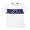 Child's Short Sleeve T-Shirt Kappa Skoto K White