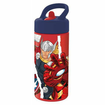 Water bottle The Avengers Infinity Red Black (410 ml)