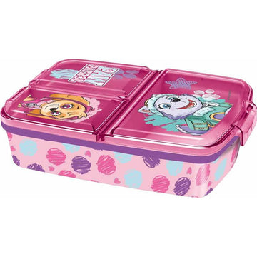 Compartment Lunchbox The Paw Patrol Girl Sketch Essence 19,5 x 16,5 x 6,7 cm polypropylene