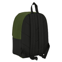 Laptop Backpack Safta Dark Forest Black Green 31 x 40 x 16 cm