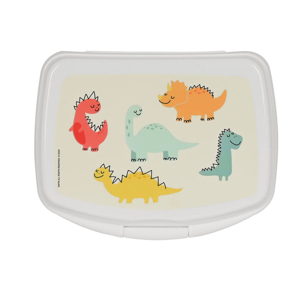 Sandwich Box Safta Dinos 17 x 6 x 14 cm Cream