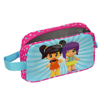 Lunchbox Pinypon Blue Pink 21.5 x 12 x 6.5 cm