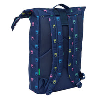 Laptop Backpack Benetton Cool Navy Blue 28 x 42 x 13 cm