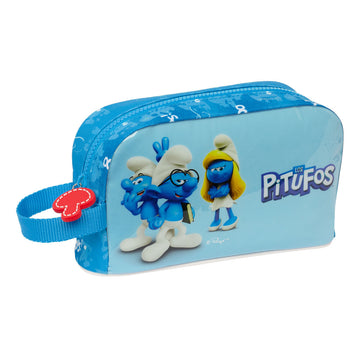 Thermal Lunchbox Los Pitufos Blue Sky blue 21.5 x 12 x 6.5 cm