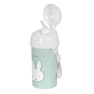 Bottle with Lid and Straw Miffy Menta Mint PVC 500 ml