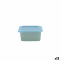 Square Lunch Box with Lid Quid Inspira 200 ml Green Plastic (12 Units)