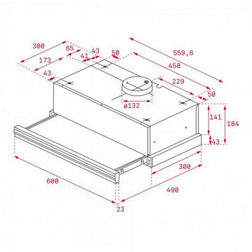 Conventional Hood Teka CNL 6415 Steel