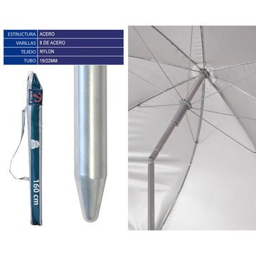 Parasol Rayures Ø 160 cm