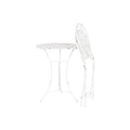 Table set with 2 chairs Home ESPRIT White 60 x 60 x 70 cm