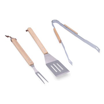 Barbecue utensils EDM 5,5 x 25 cm / 39 cm / 35 cm