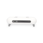 Alarm Clock with Wireless Charger KSIX Retro White 10 W