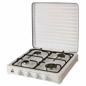 gas stove Grupo FM HG400 4F White