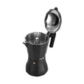 Italian Coffee Pot Fagor Tiramisu Black Aluminium 9 Cups