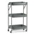 Vegetable trolley Grey Steel Plastic (29,5 x 78,5 x 45,5 cm)