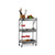 Vegetable trolley Grey Steel Plastic (29,5 x 78,5 x 45,5 cm)