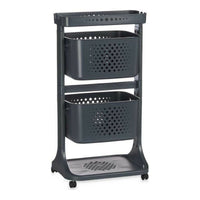 Vegetable trolley Anthracite polypropylene (33 x 81 x 44 cm)