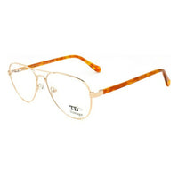 Men'Spectacle frame Titto Bluni TB2966-C1 Golden (ø 54 mm)