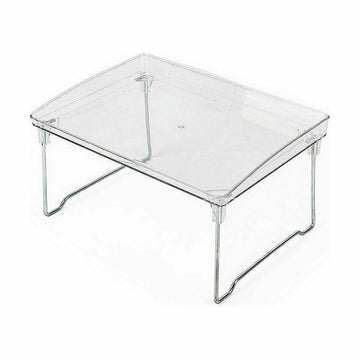 support pour assiettes Confortime Pliable Transparent 31 x 22 x 16,8 cm (12 Unités)