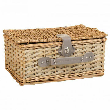 Picnic Basket Alexandra House Living Grey Natural wicker