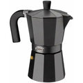 Italian Coffee Pot Monix Braisogona_M640006 Black Aluminium 6 Cups