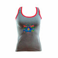 Tank Top Women Rox Butterfly Dark grey