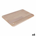 Cutting board Quttin Quttin Brown Wood 45 x 27 cm (6 Units)