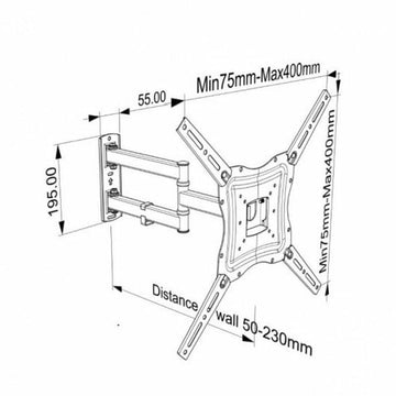 TV Halterung PcCom Essential 23"-75"