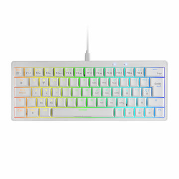 Gaming Keyboard Mars Gaming MKMINIPROWBES White Qwerty US