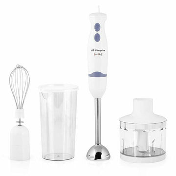 Hand-held Blender Orbegozo BT 1320 400 W White