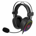 Casque avec Microphone Gaming Hiditec GHE010003 Noir Rouge