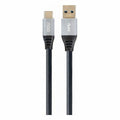 USB A to USB C Cable DCU Black (1,5M)