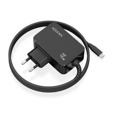 Wall Charger Aisens ASCH-1PD45WL032-BK Black 45 W (1 Unit)