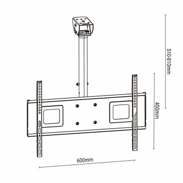 Support de TV TM Electron 32" - 65" 60 Kg