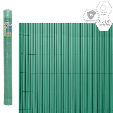 Garden Fence Green PVC 1 x 300 x 150 cm