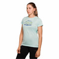 Women’s Short Sleeve T-Shirt Trangoworld Trangoworld Sihl Aquamarine